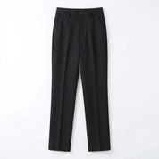 Women's Straight Fit Mid-Rise Trousers