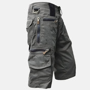 Men's Multi-Pocket Cargo Shorts with Zip Fly