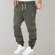 Men's Fleece Joggers with Drawstring Waist