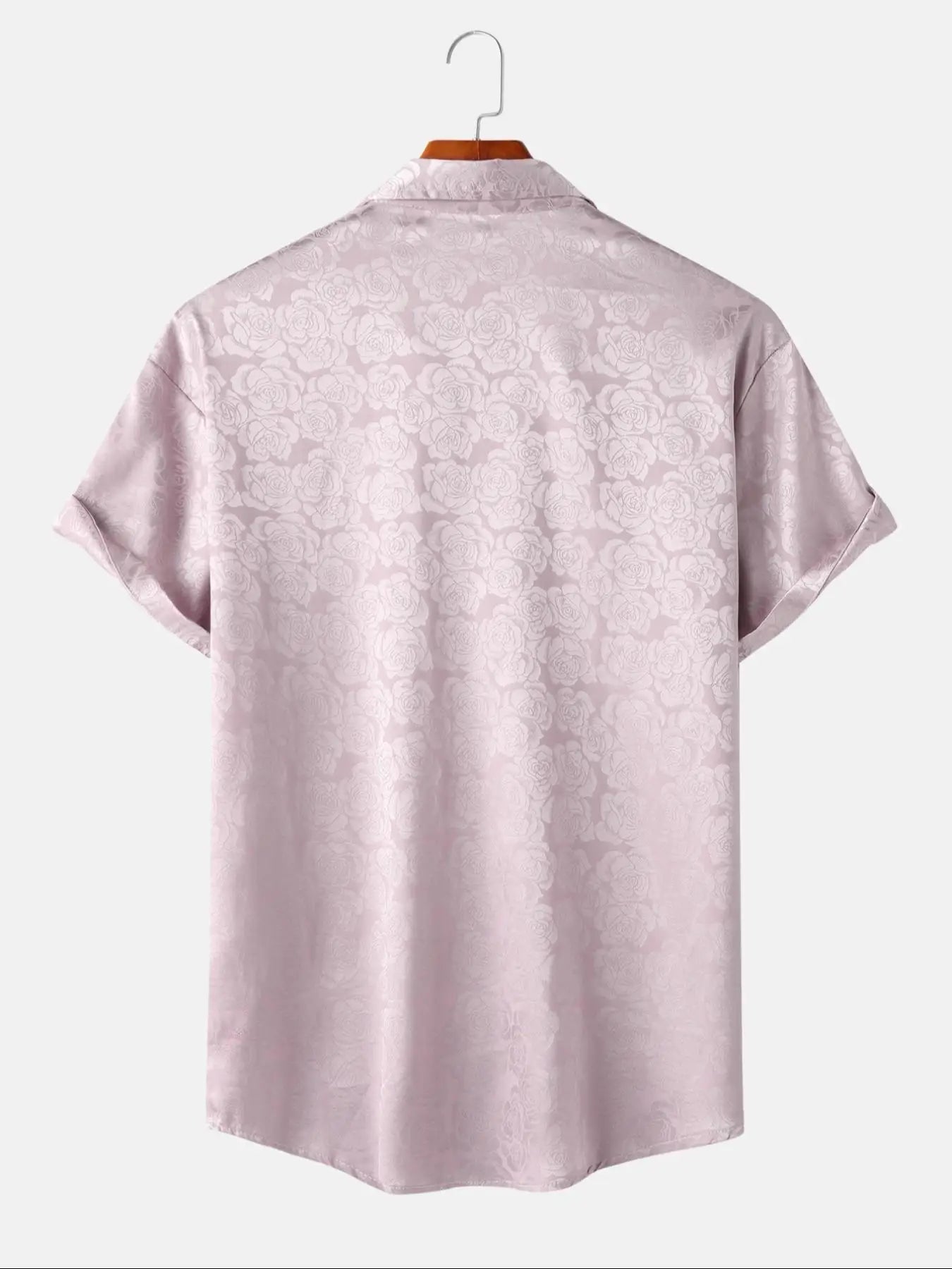 Men's Floral Print Short Sleeve Shirt