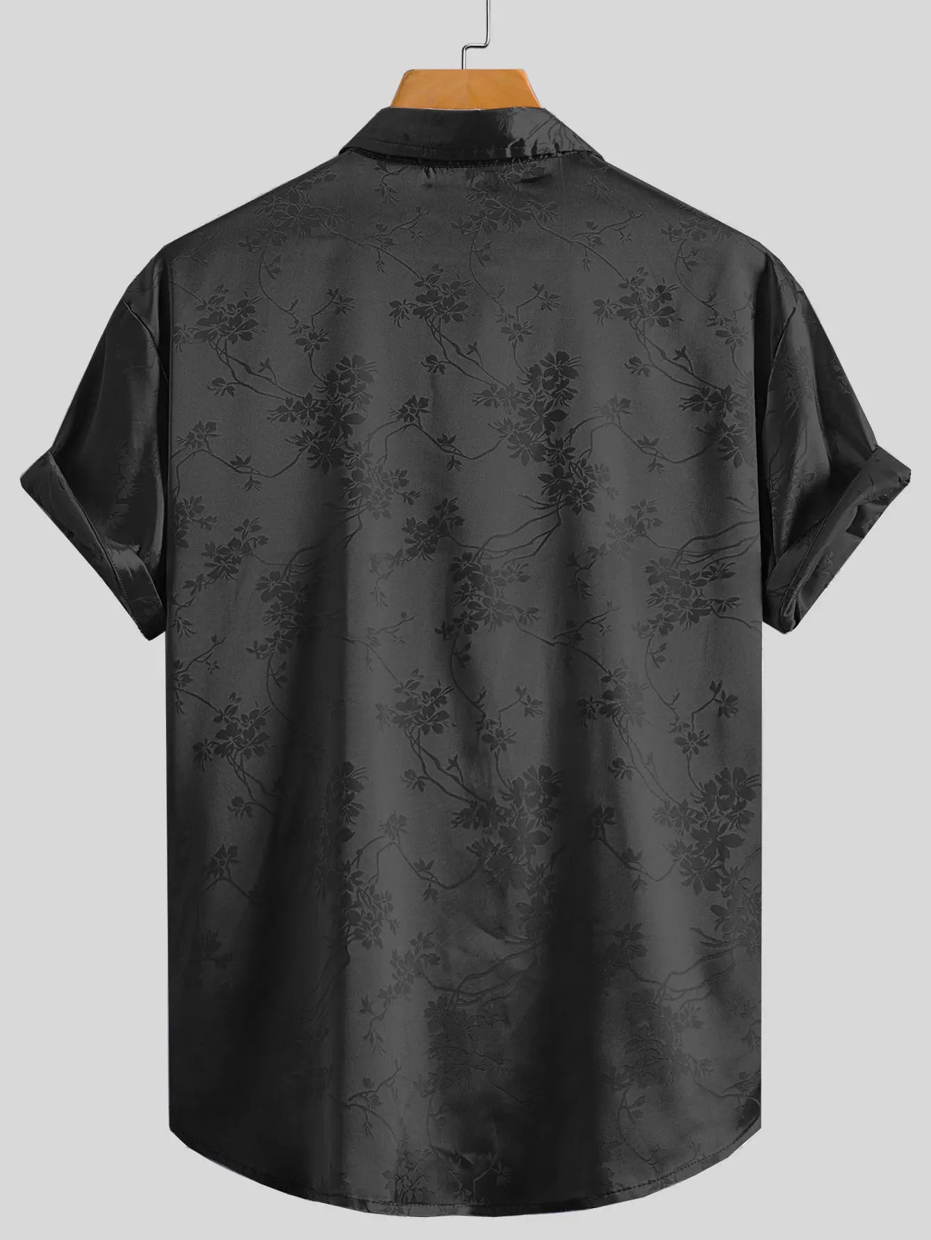 Men's Floral Print Short Sleeve Shirt