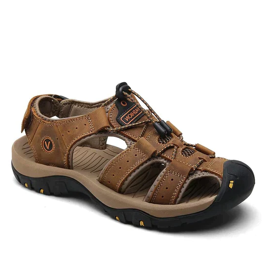 Men's Closed-Toe Sandals with Arch Support